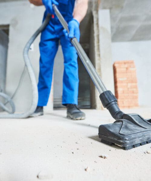 Construction cleaning phase 1: Rough Cleaning Phase 1 rough cleaning of construction site in Dallas - Fort Worth TX