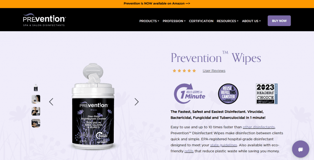 Prevention Disinfectant Wipes: All-Purpose Gym Equipment Disinfectant Wipes
